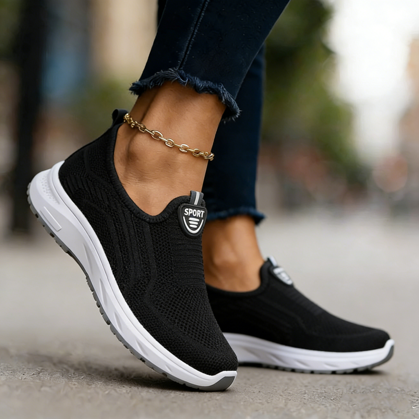 🔥Last day sale 50% off - Women's super comfortable breathable soft sole orthopedic slip-on casual shoes