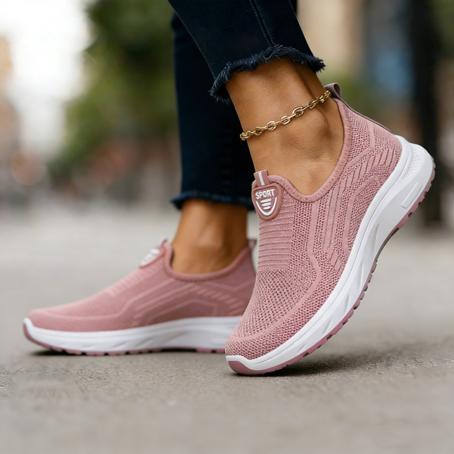 🔥Last day sale 50% off - Women's super comfortable breathable soft sole orthopedic slip-on casual shoes