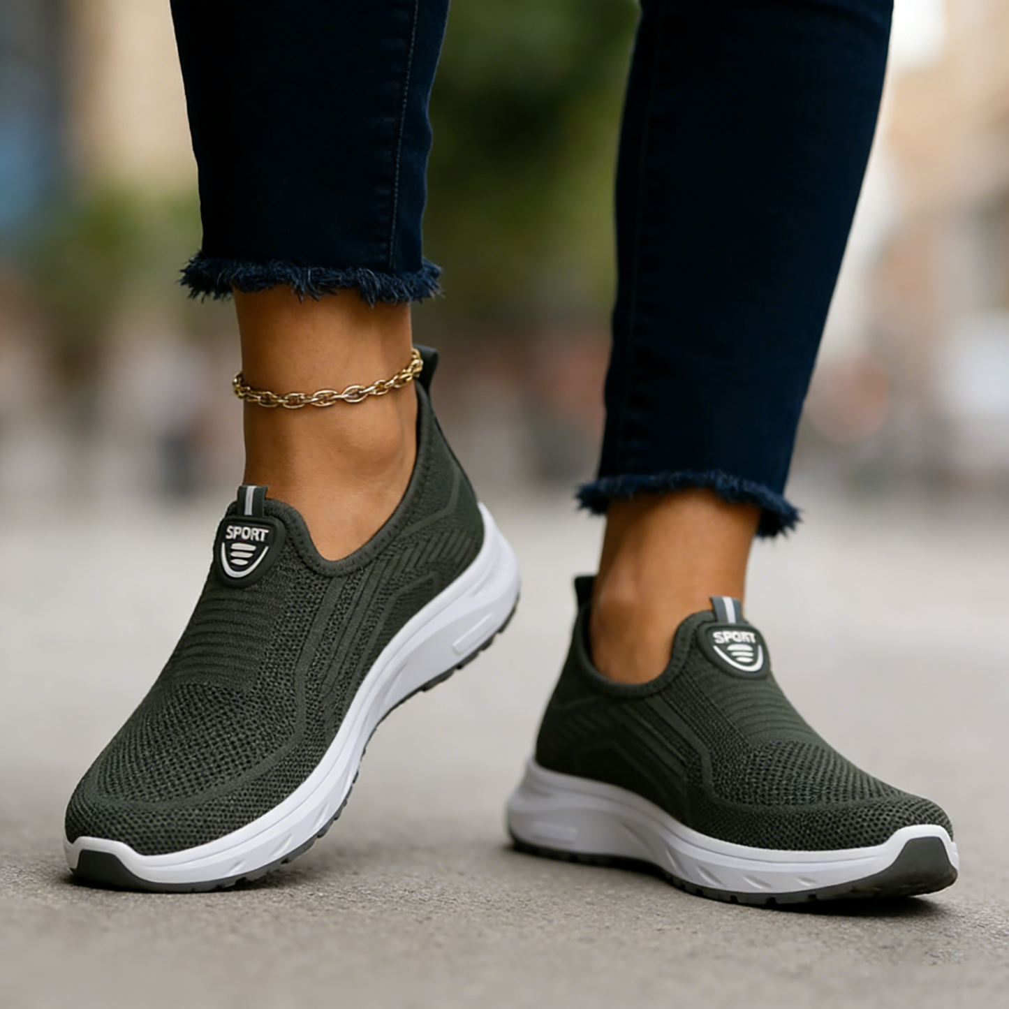🔥Last day sale 50% off - Women's super comfortable breathable soft sole orthopedic slip-on casual shoes