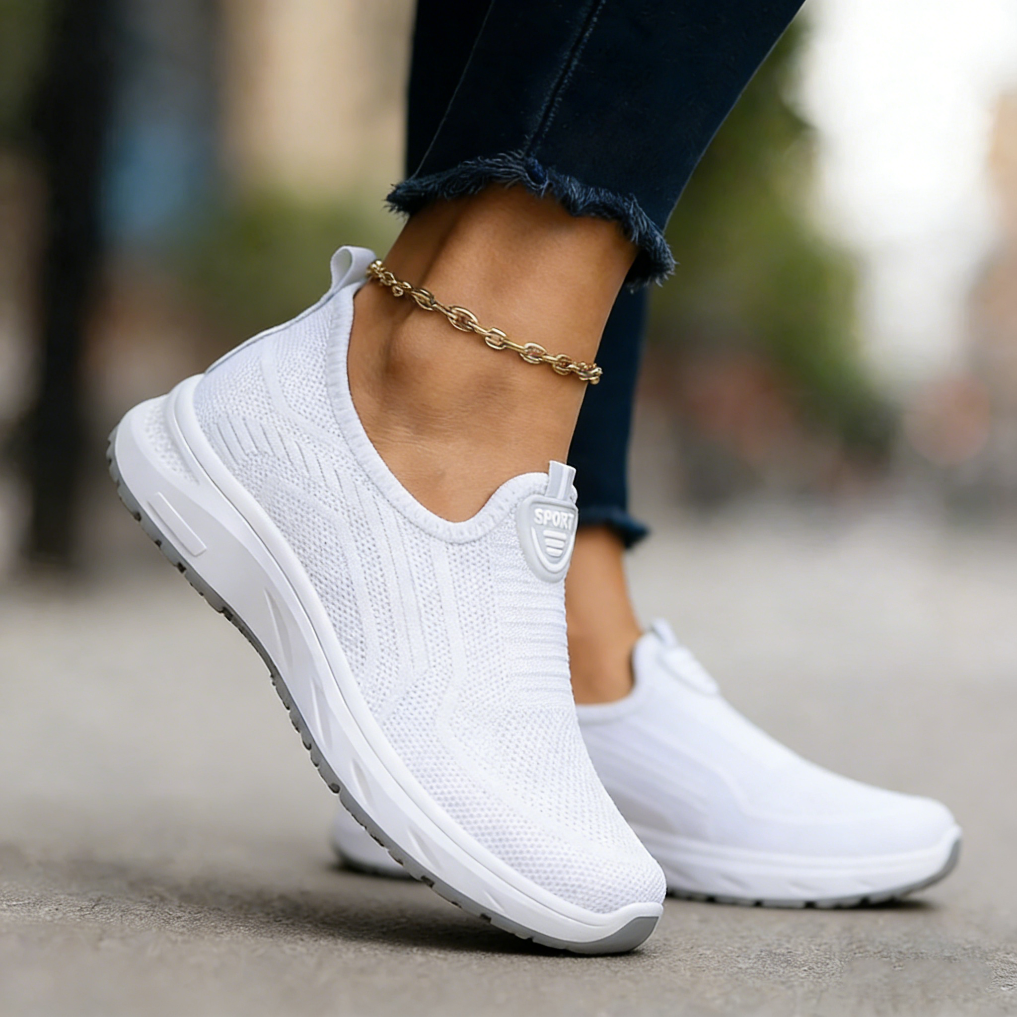 🔥Last day sale 50% off - Women's super comfortable breathable soft sole orthopedic slip-on casual shoes