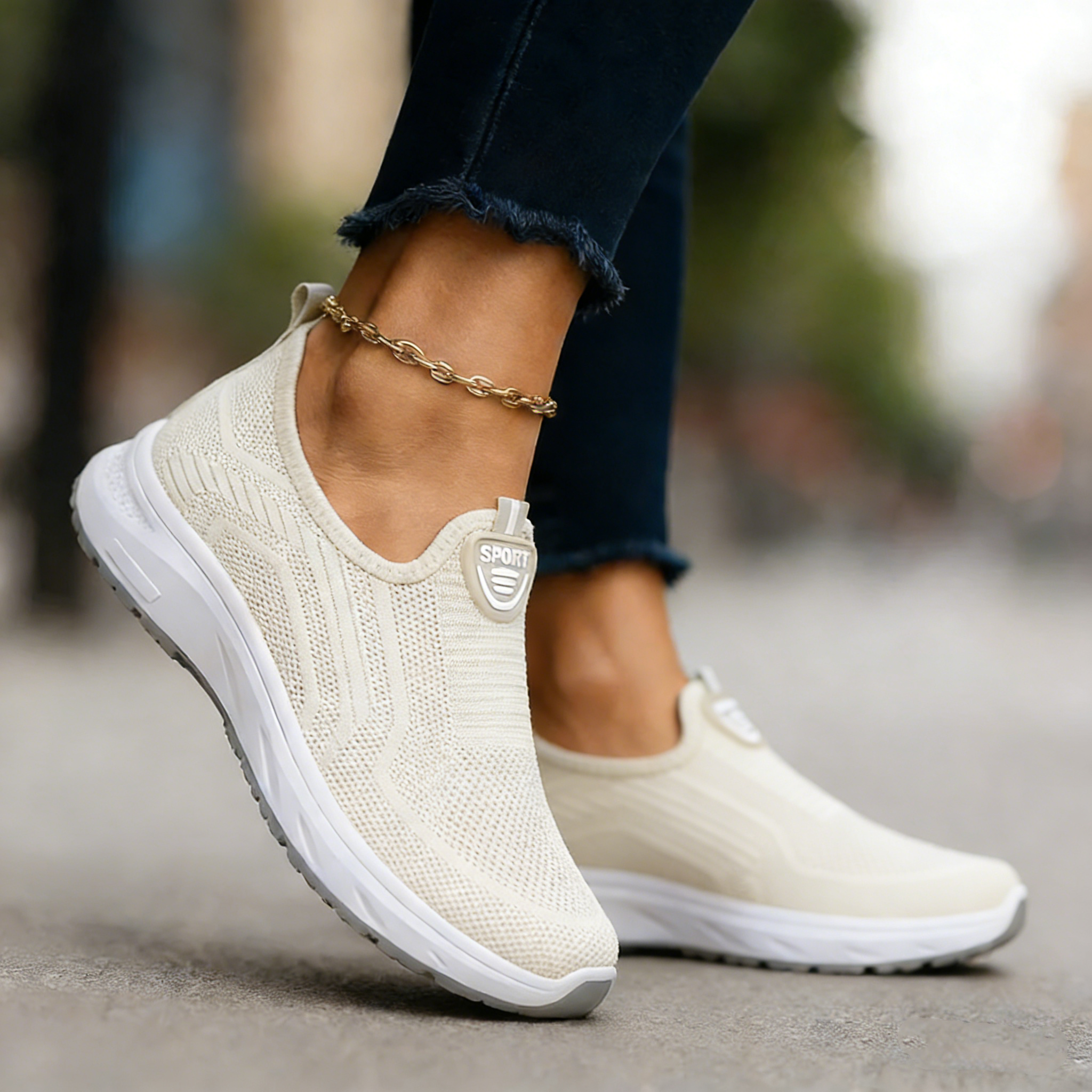 🔥Last day sale 50% off - Women's super comfortable breathable soft sole orthopedic slip-on casual shoes