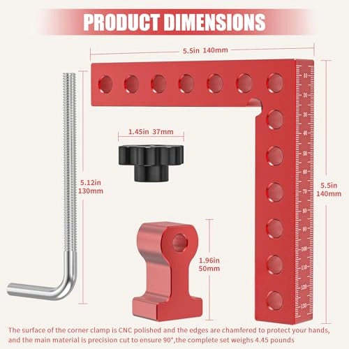 Mroace 90 Degree Aluminum Corner Clamps