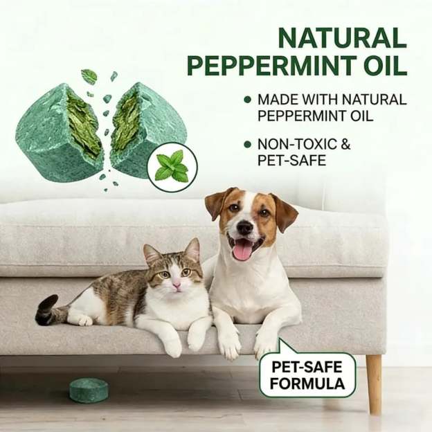 Rodent Repellent 12 Pack Mouse Repellent Balls - Peppermint Lemon Oil Mice Repellent for Squirrel Rats Spider Pests, Mice Repellent for Indoor/Outdoor Use