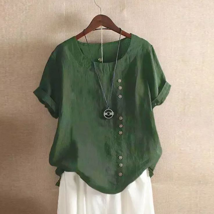 Loose Simple Solid Color Top