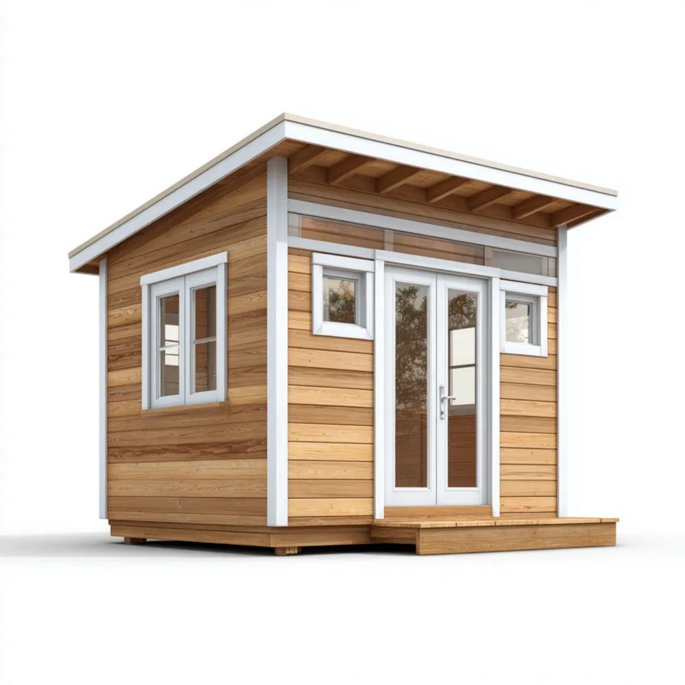 Abri de jardin en bois 200x250x220 cm – Marron – Design contemporain