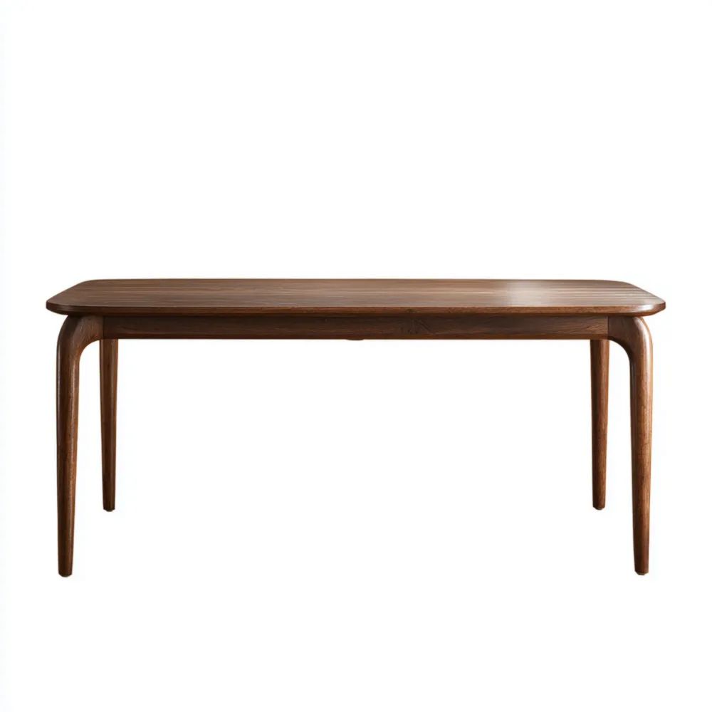 Table à manger bois massif 180x90x75 cm - Marron