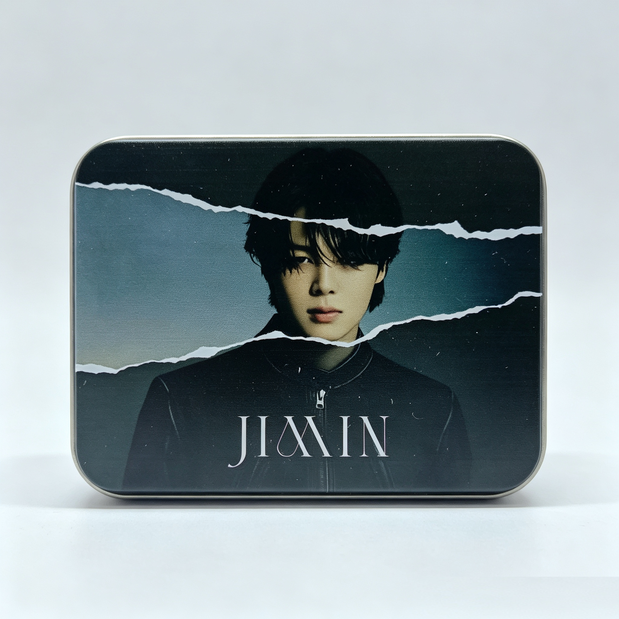 BTS Custom Photocard Storage Tin Box | Trading Card Collectible Case