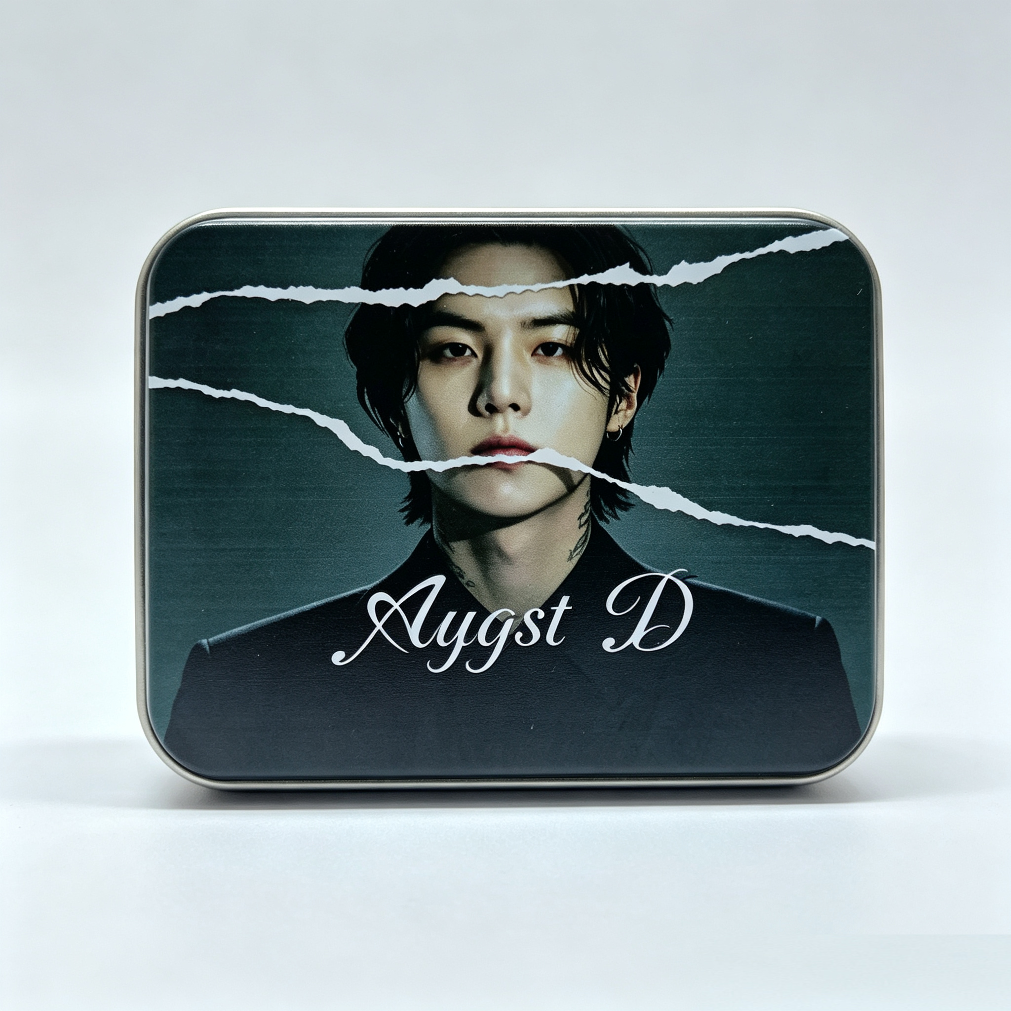BTS Custom Photocard Storage Tin Box | Trading Card Collectible Case