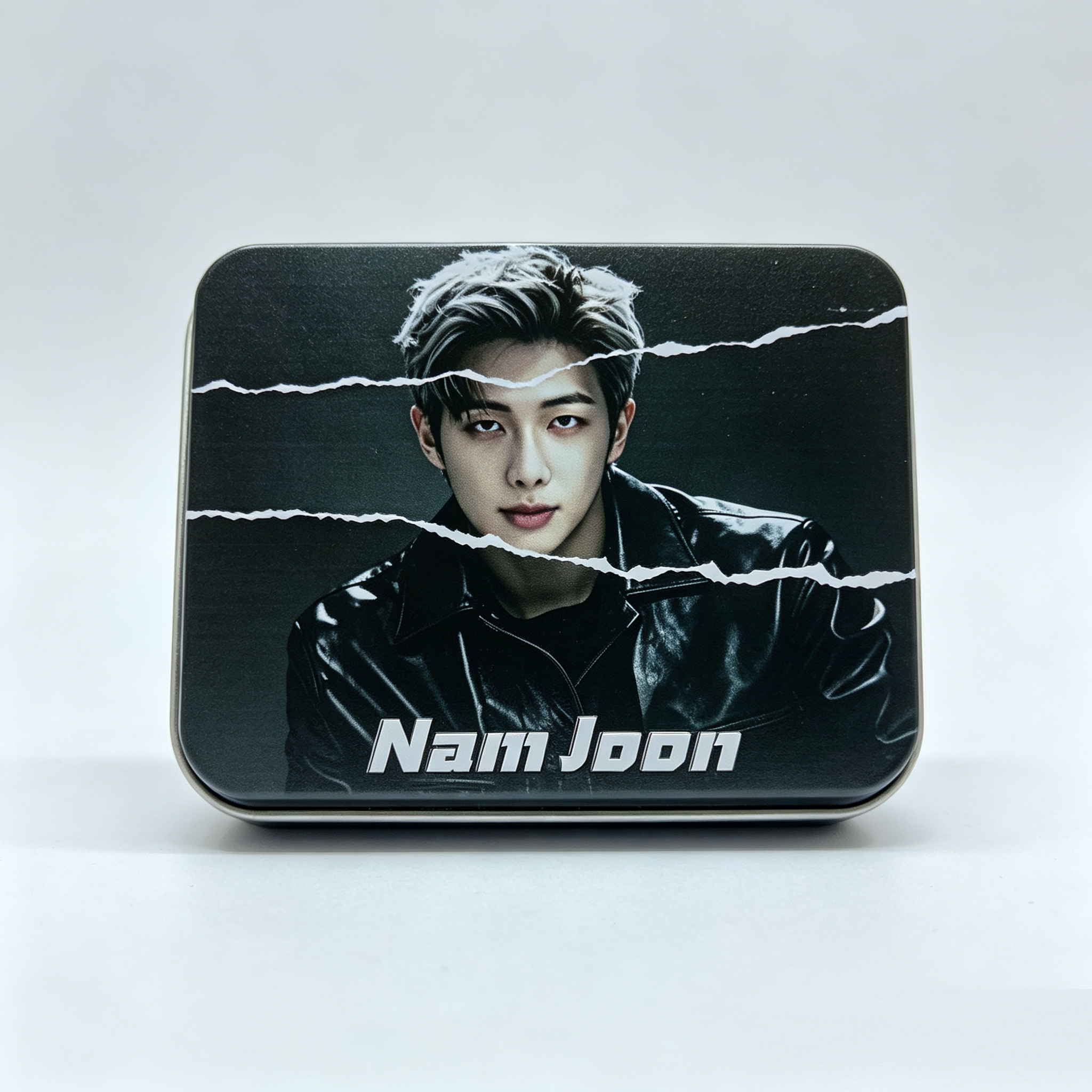 BTS Custom Photocard Storage Tin Box | Trading Card Collectible Case