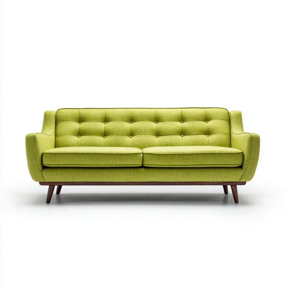 Canapé deux places 150x85x90 cm - Vert - Design Contemporain