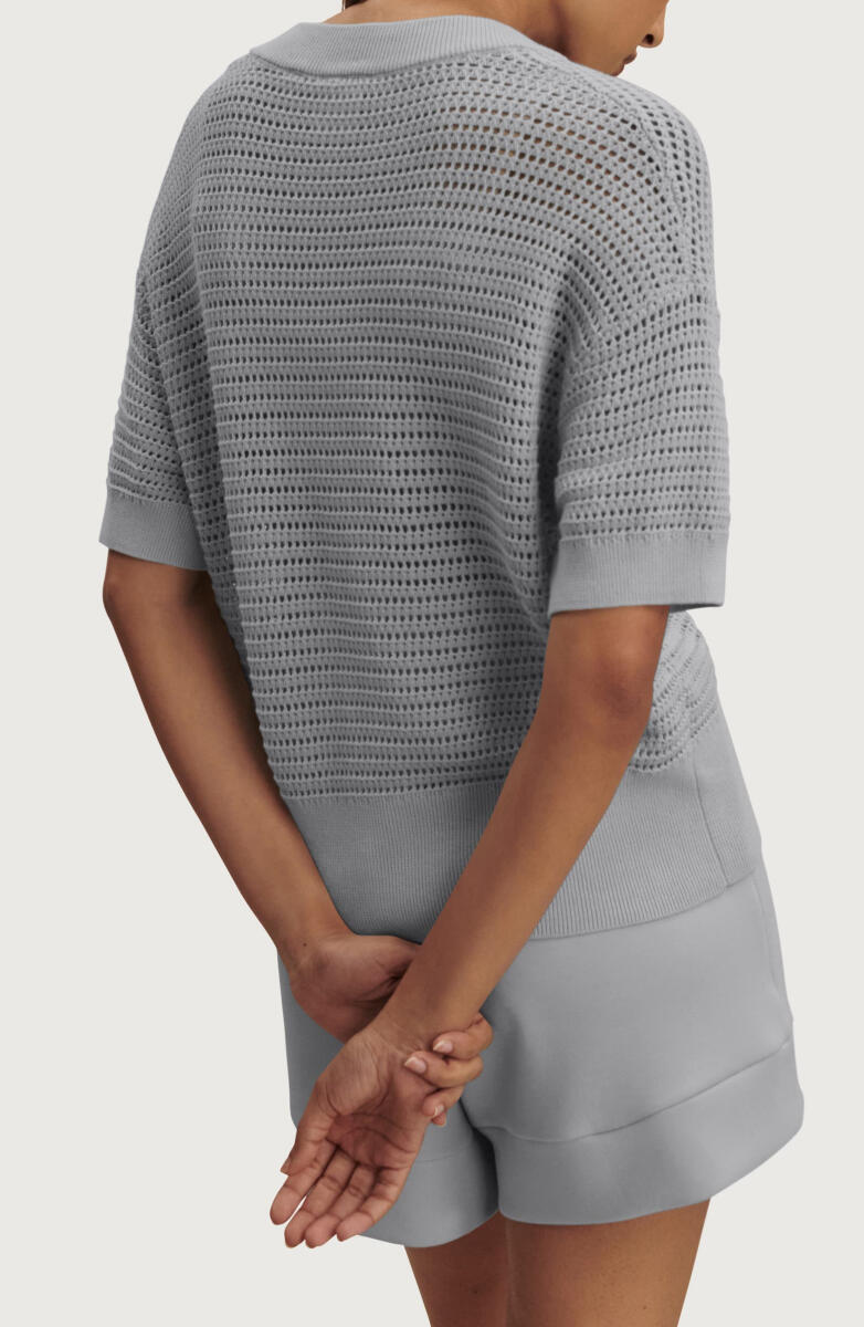Women Casual V-neck Hollow Top or Drawstring Shorts