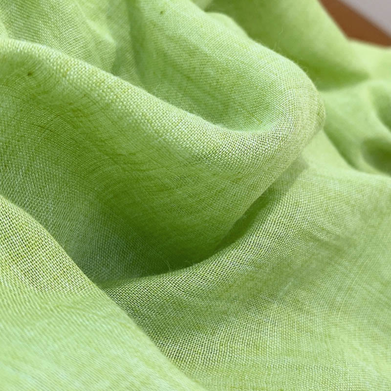 Summer Plain Color Linen Drawstring Pants With Pockets