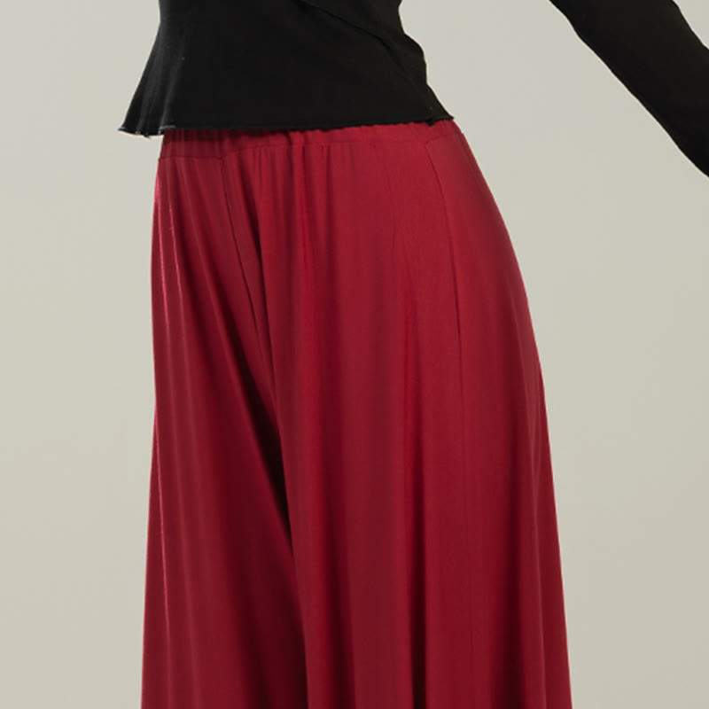 Plain Color Modal Dance Yoga Breathable Pants