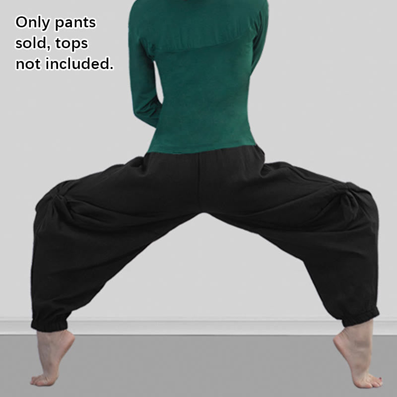 Plain Color Modal Dance Yoga Breathable Pants