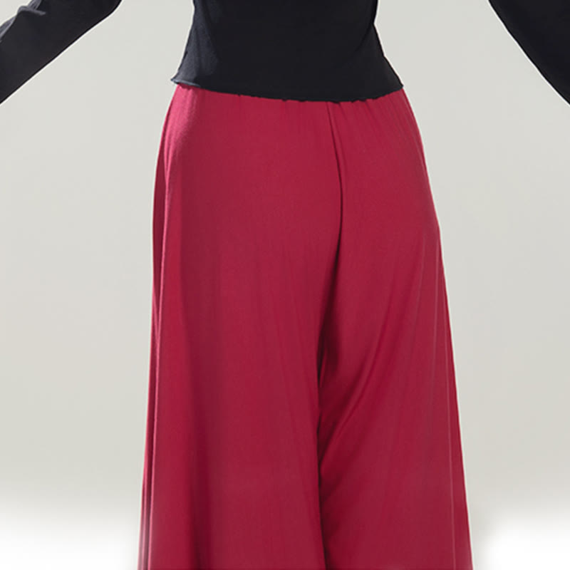 Plain Color Modal Dance Yoga Breathable Pants