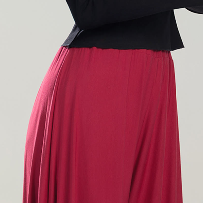 Plain Color Modal Dance Yoga Breathable Pants
