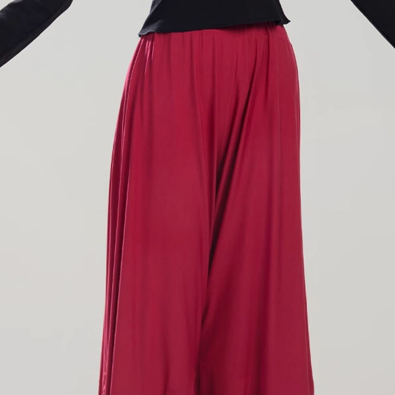 Plain Color Modal Dance Yoga Breathable Pants