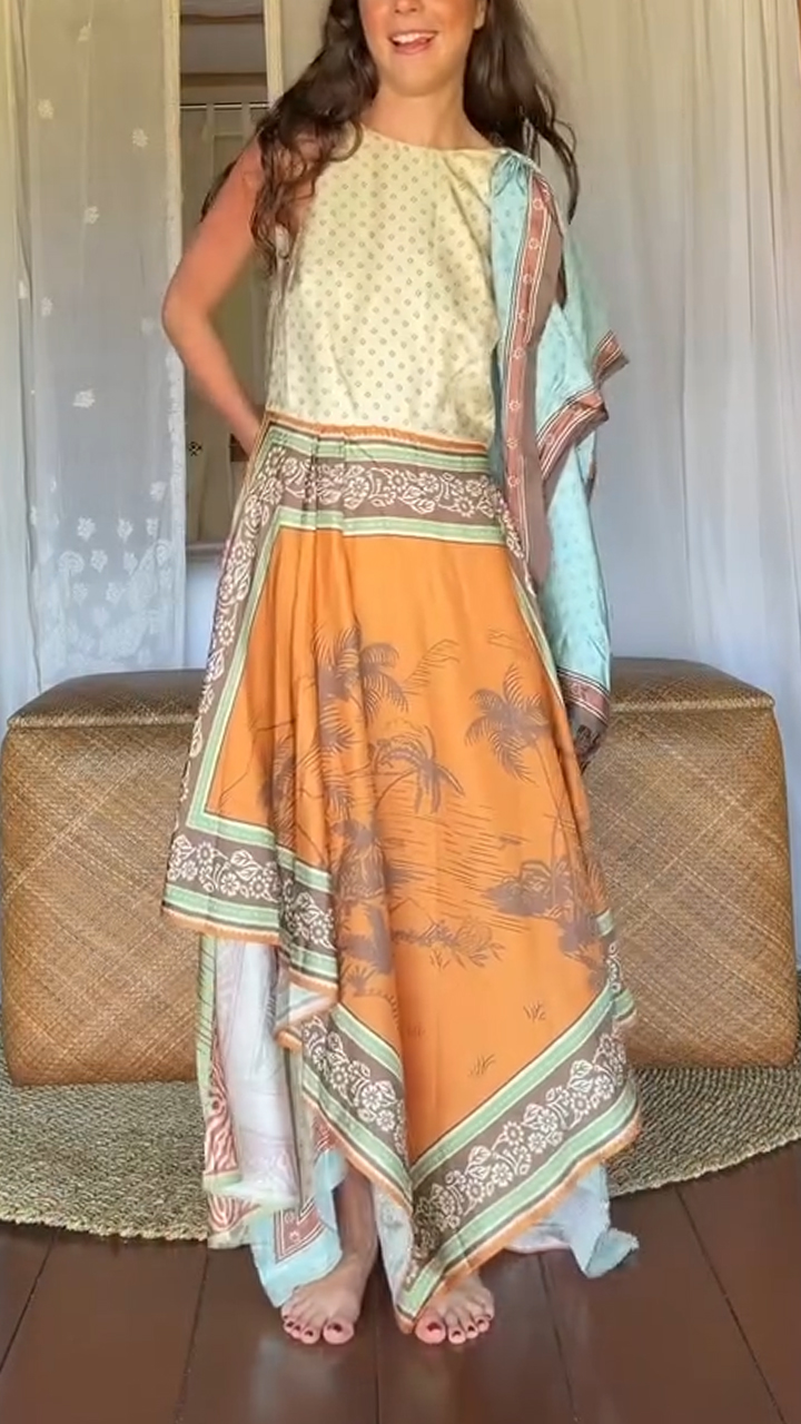 Women Round Neck Sleeveless Printed Patchwork Elegant Casual Maxi Dress