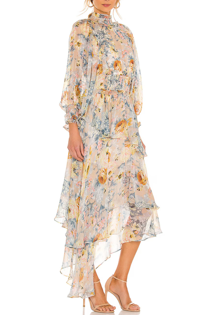 Women's Chiffon Printed Resort Dress