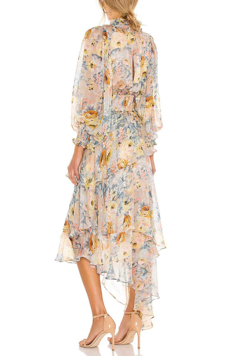 Women's Chiffon Printed Resort Dress