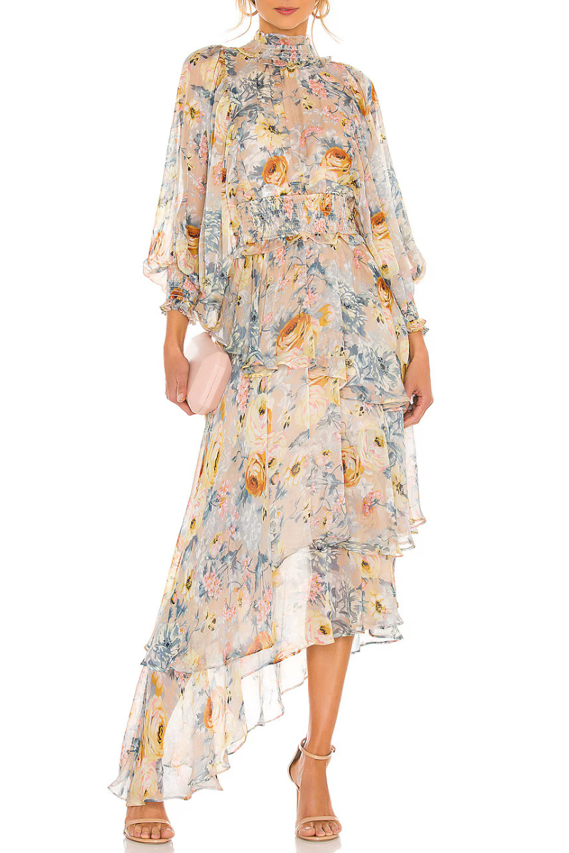 Women's Chiffon Printed Resort Dress