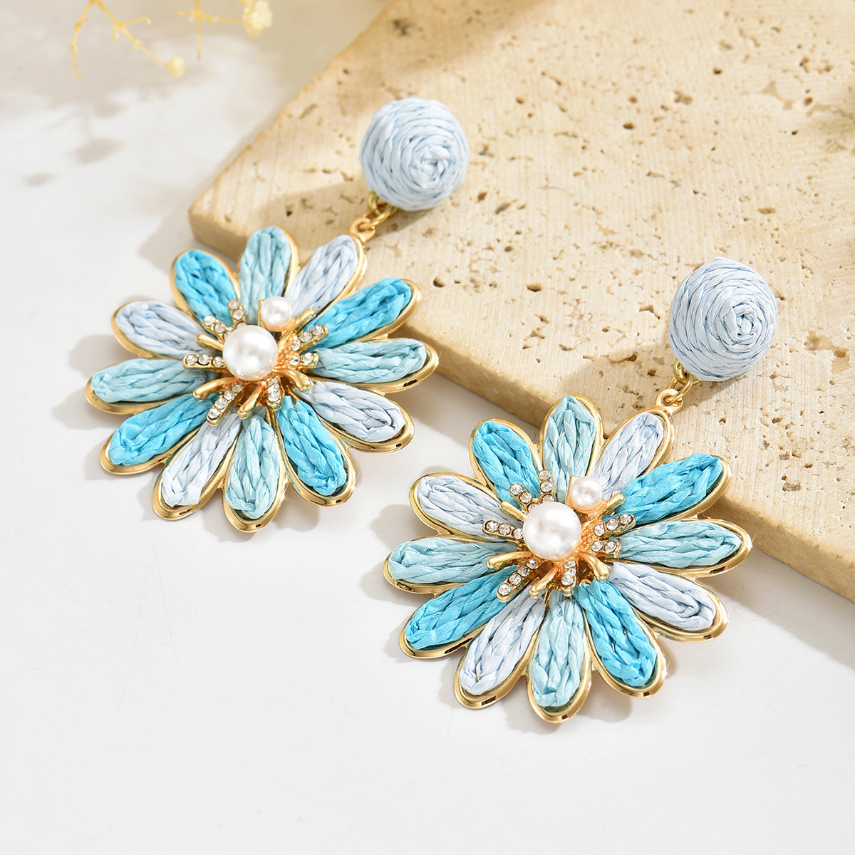 Summer Niche Floral Pearl Earrings and Studs