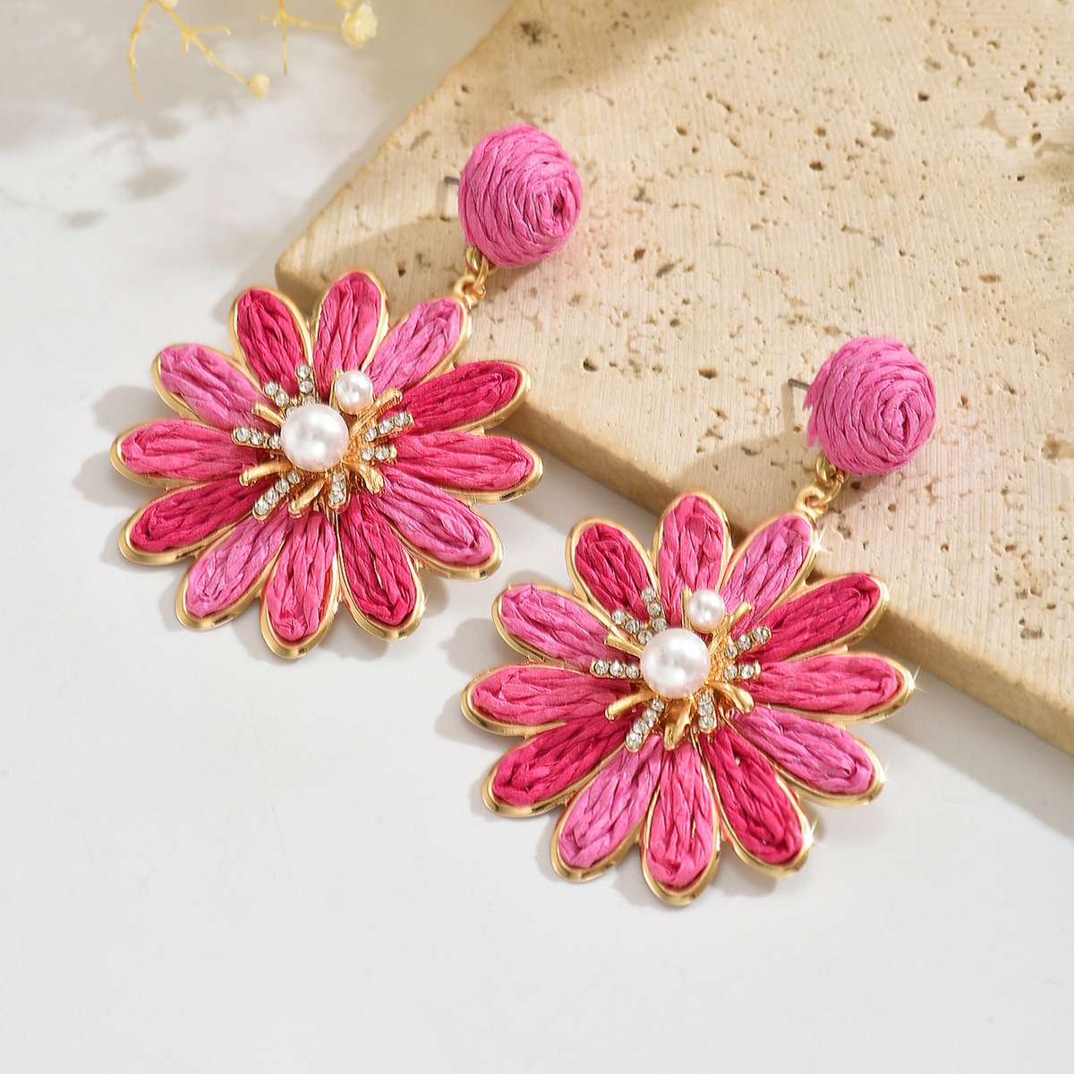 Summer Niche Floral Pearl Earrings and Studs
