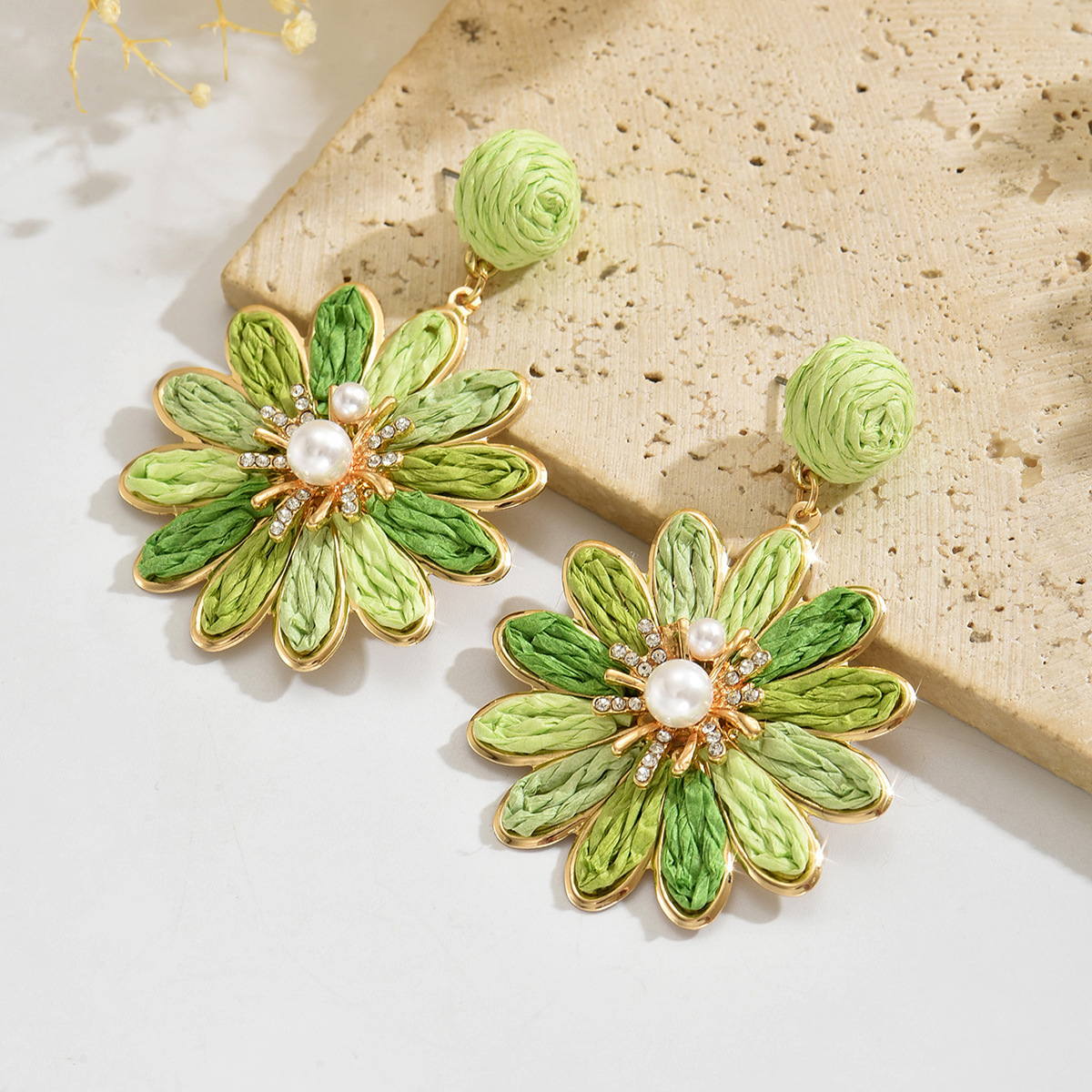 Summer Niche Floral Pearl Earrings and Studs