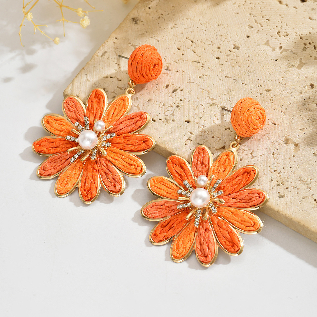 Summer Niche Floral Pearl Earrings and Studs