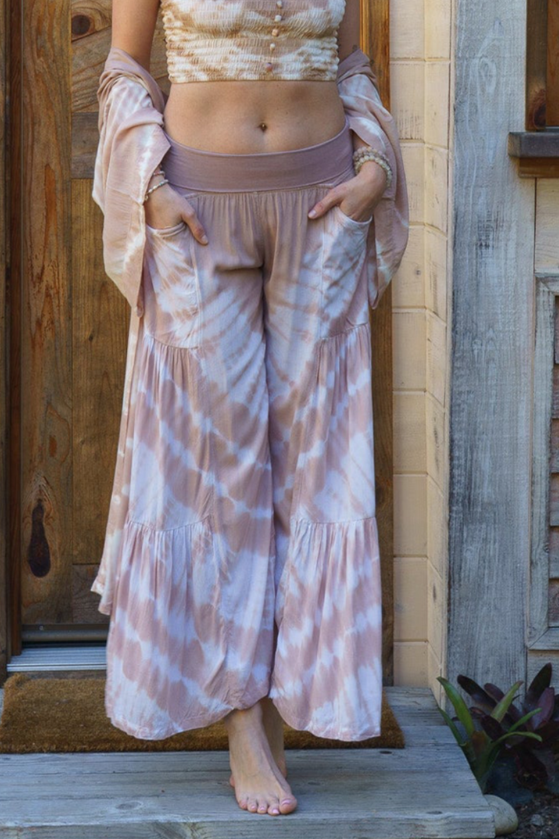 Women Tie Dye Loose Casual Pants