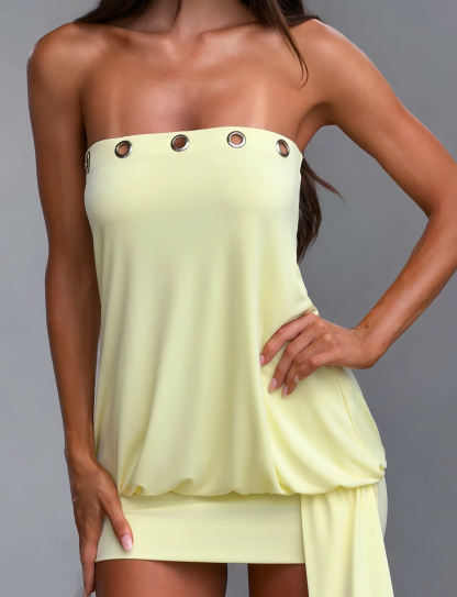 RAVENNA MINI DRESS - SKY BLUE