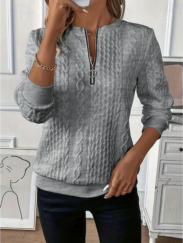 Women's Zipper Cardigan