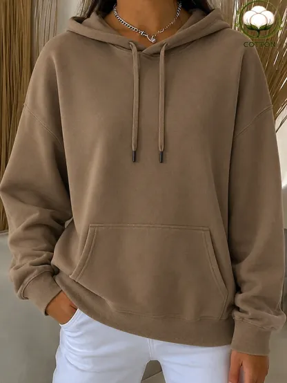 Women's Pullover Hoodie Sweatshirt Punk Casual Long Sleeve Hooded Regular Tops Casual Home Street