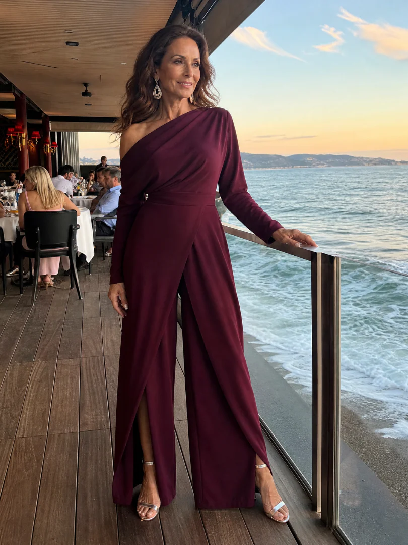 ⏳Time-Limited Special⏰Women's Elegant One-Shoulder Jumpsuit