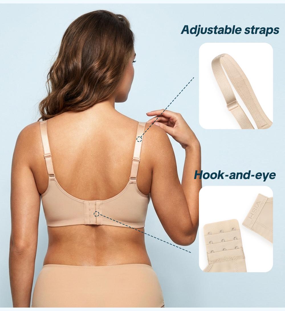 CoolComfort Smoothing Unlined Minimizer Underwire Bra