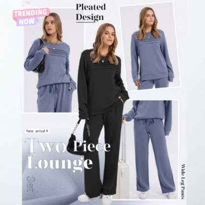 CLEARANCE SALE🔥 Women's 2 Piece Sets Sweatshirt Casual Travel Outfits