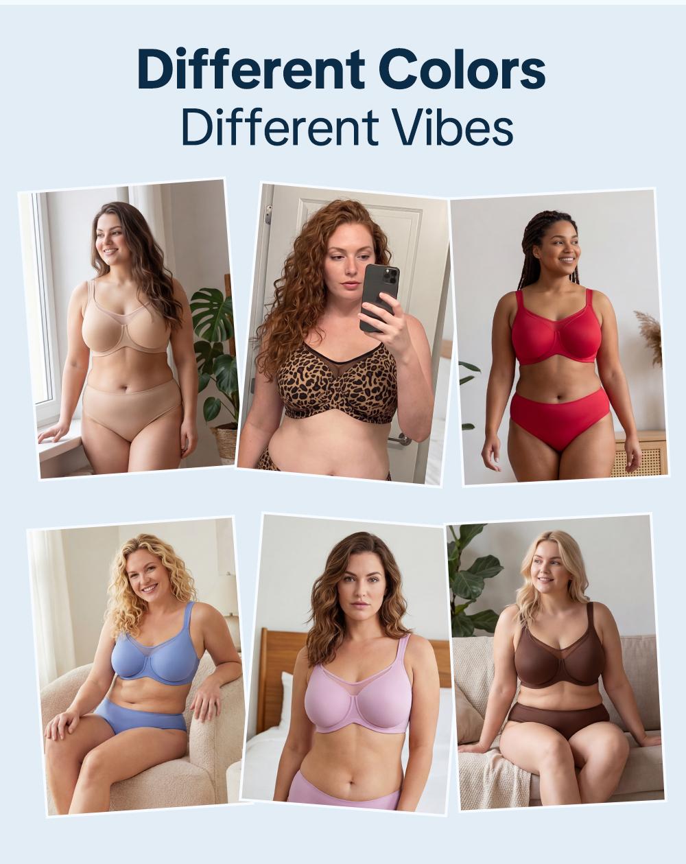 CoolComfort Smoothing Unlined Minimizer Underwire Bra