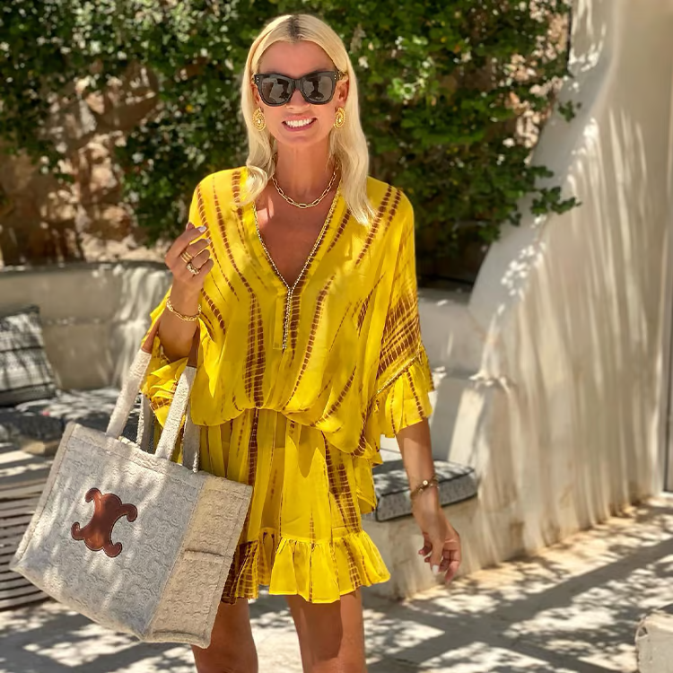 Fluid Short Dress | Summer Style and Relaxation Chic