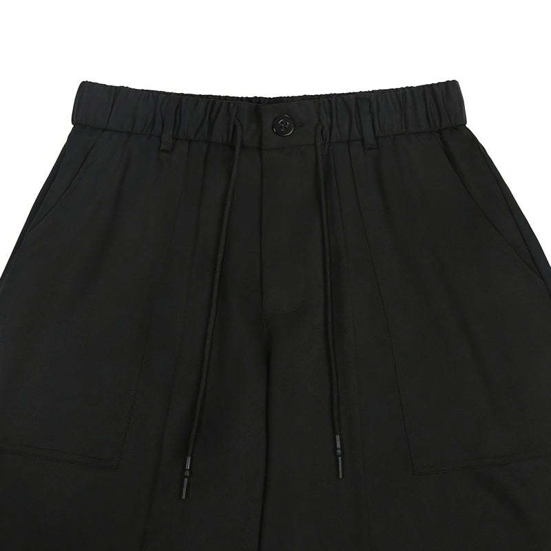 Men's Plus Size Casual Drawstring Capri Pants