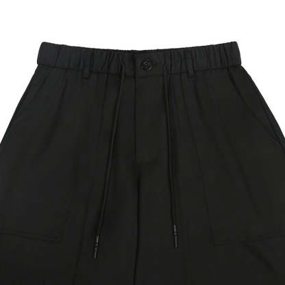 Men's Plus Size Casual Drawstring Capri Pants
