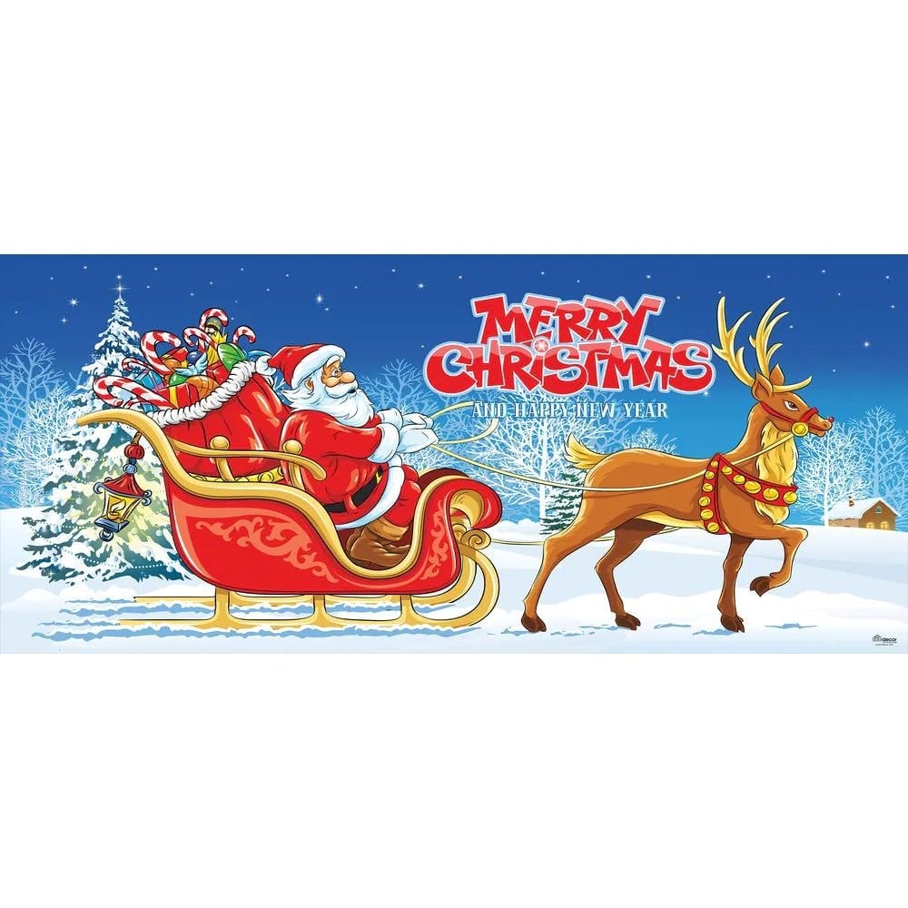🎁Santa's Sleigh Garage Door Decoration