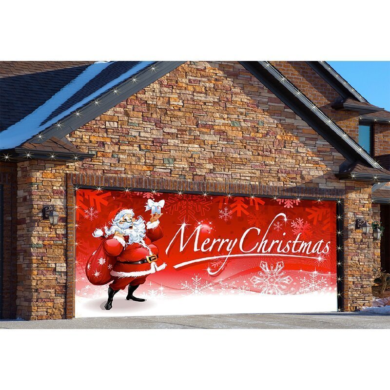 🎁Santa's Merry Christmas Garage Door Mural