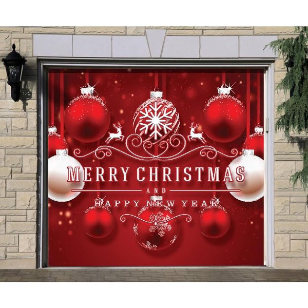 🎁Snow garage door banner ornament