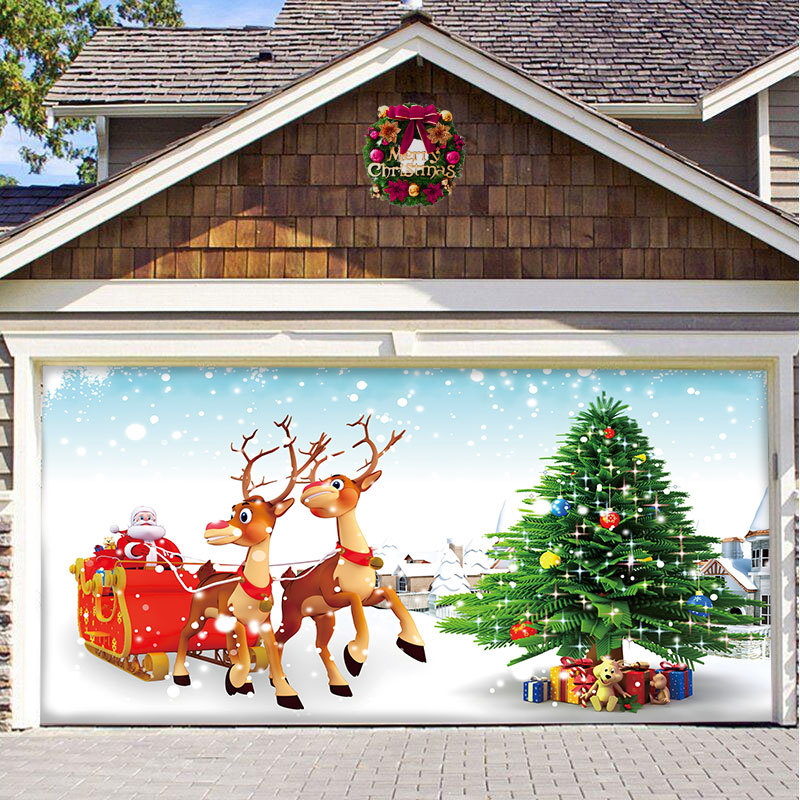 🎁Elk Sleigh with Santa