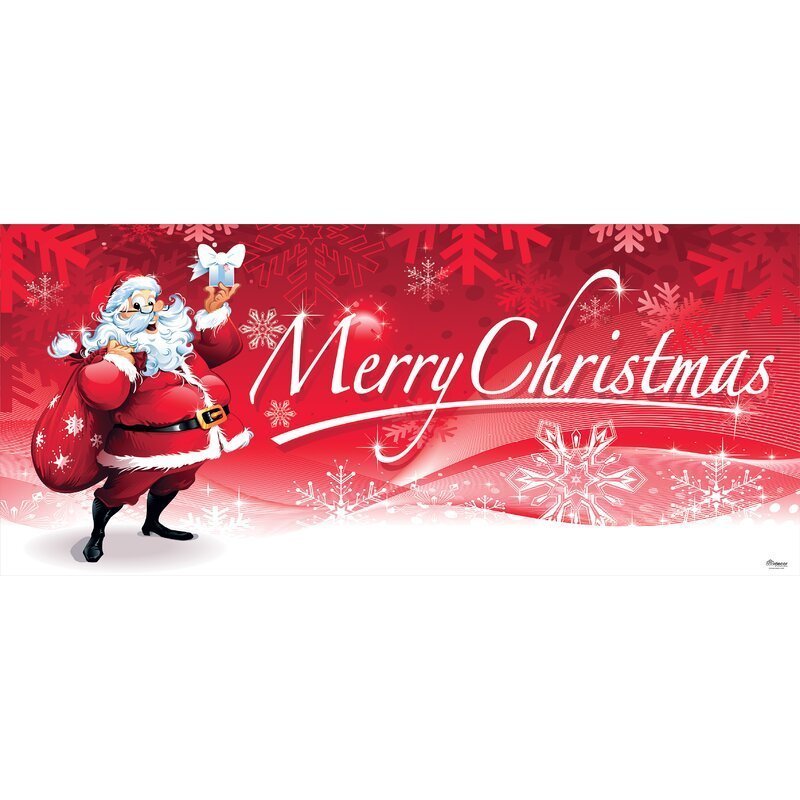 🎁Santa's Merry Christmas Garage Door Mural
