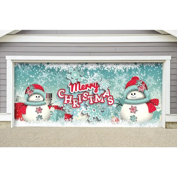 🎁Merry Christmas Snowman Garage Door Decoration