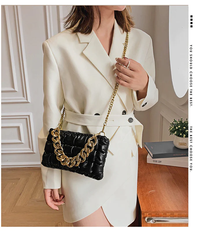 Luxury Designer Puffed Bag