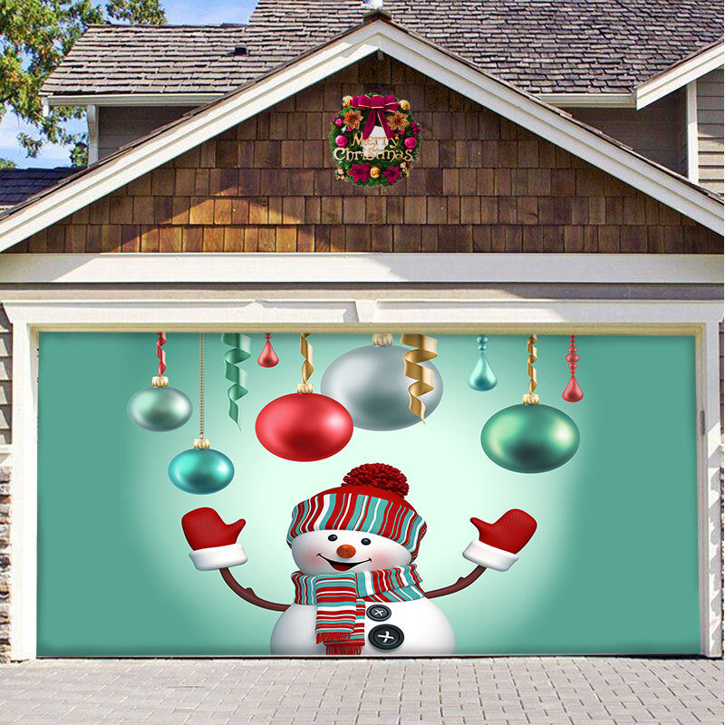 🎁Christmas snowman with colored balls
