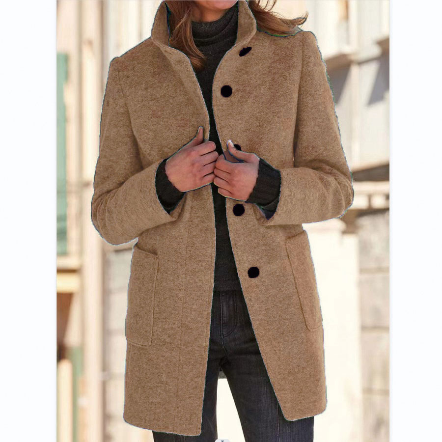 🔥Hot Sale🔥 Casual Vintage Oversized Lapel Button Long Coat