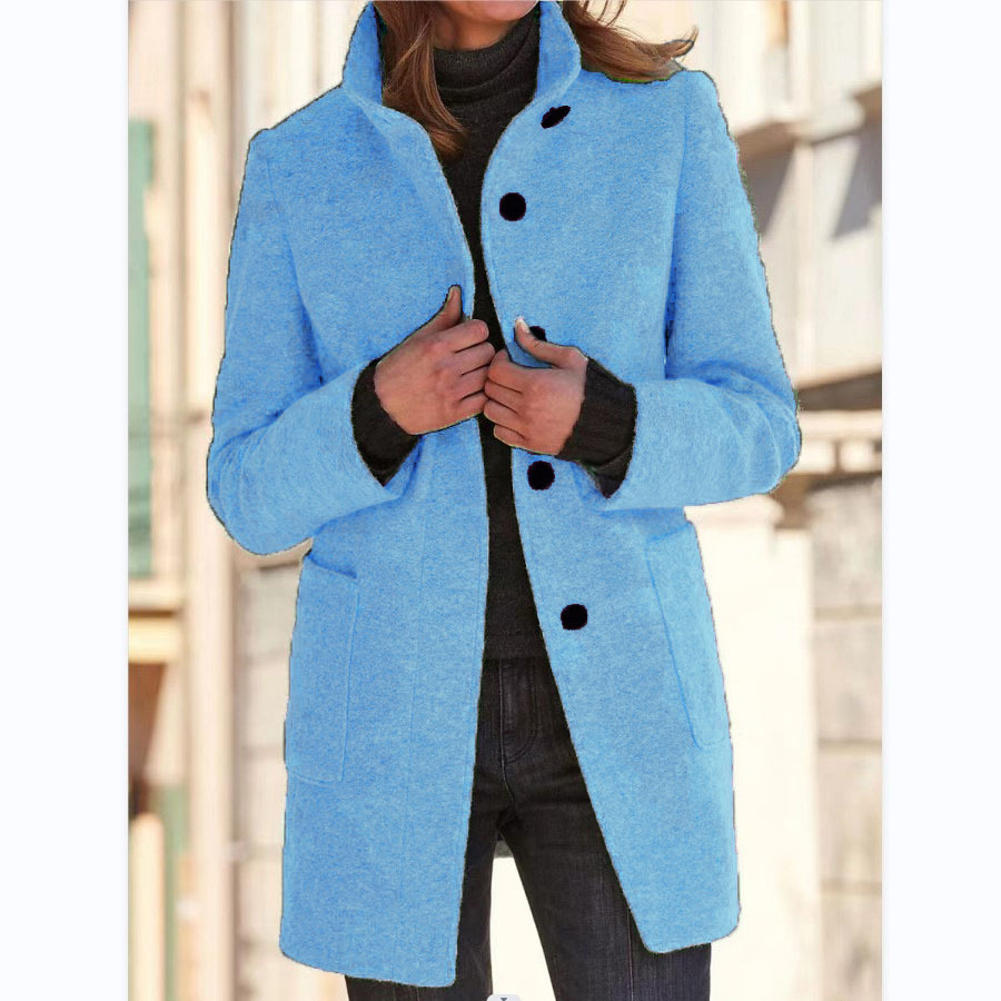 🔥Hot Sale🔥 Casual Vintage Oversized Lapel Button Long Coat